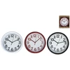 Sieninis laikrodis 22 cm, įvairūs modeliai, 22 x 5 x 22 cm, DECORLIFE