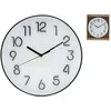 Sienas pulkstenis juodas ar 3D cipariem 30 x 30 x 4 5 cm DECORLIFE ()