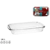 Stačiakampė stiklinė kepimo forma 1,6 l, 5 x 30 x 18 cm, MARINEX. Pagaminta Brazilijoje