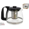 Stiklinis arbatinukas su filtru 1250 ml, žolelių arbatai, 13 × 14 × 19 cm, KITCHEN&GO