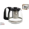 Stiklinis arbatinukas su filtru 700 ml, žolelių arbatai, 11 × 12,5 × 16 cm, KITCHEN&GO