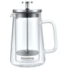 Stūmoklinis kavos/arbatos virimo aparatas, stiklinis, 0,35L Klausberg KB 7684