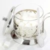 Kamille Cukrinė su šaukšteliu 200ml, iš stiklo ir plieno