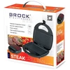 Sumuštinių keptuvas Elektrinė kepsnių kepsninė BROCK SGM 2002 RD, 750W