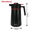 Termosas, 2,5 L, juodas, Klausberg KB 9013