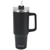 Puodelis Termospuodelis su šiaudeliu, juodas, 1100 ml, nerūdijančio plieno, Klausberg, kb-7942