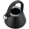 Virdulys, Plieninis virdulys su švilpuku, 2,5 l, matinės juodos spalvos, Klausberg kb-7948
