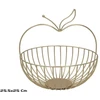 Vaisių dubuo, auksinis, 25.50 x 25.50 x 25.00, KITCHEN&amp;GO