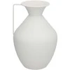Vaza, baltas metalas, 15.5D x 36 x 24 cm, DECORLIFE
