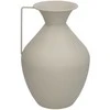 Vaza, smėlio spalvos metalas, 15.5D x 36 x 24 cm, DECORLIFE