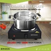 Vieno žiedo elektrinė kaitlentė BROCK EP 100 BK, 1500W