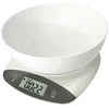 Virtuvinės svarstyklės su dubeniu Rosberg R51651Q, 5kg, 2 x AAA baterijos, LED ekranas