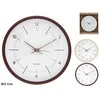 Koka efekta sienas pulkstenis 30 cm 2 veidi 30 x 30 x 4 cm DECORLIFE ()