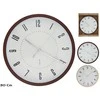 Koka efekta sienas pulkstenis 30 cm 2 veidi 30 x 30 x 4 5 cm DECORLIFE ()
