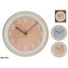 Koka efekta sienas pulkstenis 30 cm 2 veidi 30 x 30 x 4 5 cm DECORLIFE ()