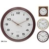 Koka efekta sienas pulkstenis 36 cm 2 veidi 36 x 36 x 4 5 cm DECORLIFE ()