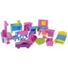 3D lėlių namelis su baldeliais "Puzzle "