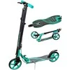 Aliuminis paspirtukas RAVEN ANABEL MINT su dideliais 20 cm. ratais Handbrake