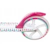 Aliuminis paspirtukas RAVEN DOTS Baltas su dideliais 20 cm. ratais Handbrake