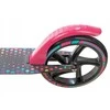 Aliuminis paspirtukas RAVEN DOTS Juodas su dideliais 20 cm. ratais Handbrake