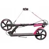 Aliuminis paspirtukas RAVEN DOTS Juodas su dideliais 20 cm. ratais Handbrake