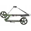Aliuminis paspirtukas RAVEN STRAIGHT ARMY su dideliais 20 cm. ratais Handbrake