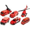 Lean Toys Autovežis „Gaisrinės transporteris“ su priedais
