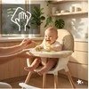 Malplay CREAM Maitinimo kėdutė BITEO 3in1 Kreminis