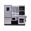 Daugiafunkcinė moderni medinė virtuvėlė Sidabrinis Kitchen