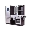 Daugiafunkcinė moderni medinė virtuvėlė Sidabrinis Kitchen