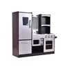 Daugiafunkcinė moderni medinė virtuvėlė Sidabrinis Kitchen