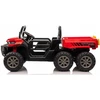 Lean Cars Dvivietis vaikiškas elektromobilis Farmer Truck, raudonas 4x4 300 W