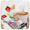 Edukacinė filco knygelė žirafa su nuimamais elementais 3D Montessori