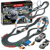 Elektrinė lenktynių trasa 600 cm, 2 automobiliai, šviečiančios kilpos, 1:43