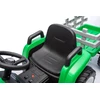 Elektrinis traktorius New Holland su priekaba, žalias