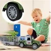 Malplay Žaislinis automobilis su dinozauru ir priekaba, su šviesos ir garso efektais