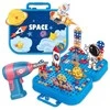 Konstruktorius su atsuktuvu Lean Toys Kosmosas