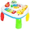 Interaktyvus edukacinis stalas Lean Toys su judančiu laikrodžiu, 24,5x22,5x16 cm