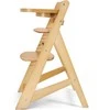 Medinė maitinimo kėdutė WOODY NATURAL 3 IN 1