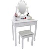 Medinis grožio salonas Princesei Funfit su taburete ir LED