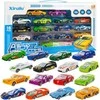 Kruzzel Spalvoti automobiliai / spyruoklės 1: 64- 16 vnt. kruzelis 20352