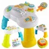 Daugiafunkcinis interaktyvus staliukas Baby Learning table, įvairių spalvų