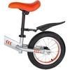Orange Balansinis dviratukas Enero su pripučiamais ratais Oranžinis