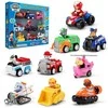 PAW Patrulių rinkinys iš 9 automobilių su figūrėlėmis