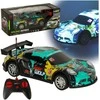 RC sportinis automobilis mėlynos ir žalios spalvos