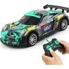 RC sportinis automobilis mėlynos ir žalios spalvos