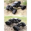 KIK RC Rock Crawler 4x4 LHC012 automobilis 2in1 juodas