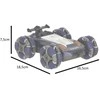 RC nuotolinio valdymo automobilis dvigubais ratais