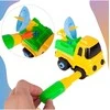 Malplay Žaislinis sunkvežimis vilkikas - konstruktorius su 3 automobiliais