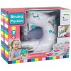 Lean Toys Vaikiška siuvimo mašina su baterijomis, balta